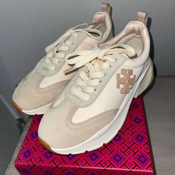 Tory Burch Good Luck Trainer Sneakers - Picture 2 of 3